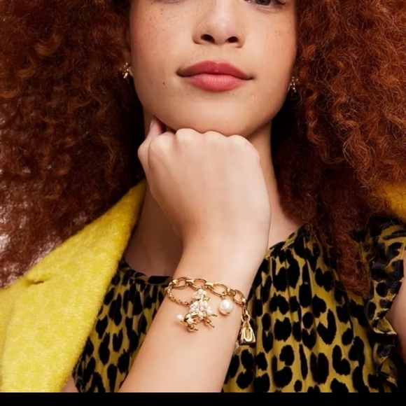 🔹️Kate Spade🔹️ Poodles & Poms Charm Bracelet NEW $178 (SOLD OUT)  ✨️🐕 - Picture 5 of 9